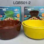 Glaze 2pcs bowl  (Ceramic)