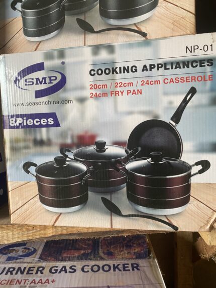 8pcs non stick pot