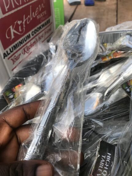 Stainless eating spoon