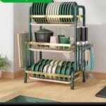 3 steps metal plate rack