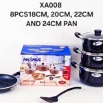 8pcs Maximus non stick pot