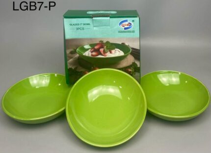 3pcs ceramic plate glaze 7
