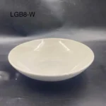 White ceramic plate