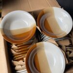 7 inches colorful ceramic plate