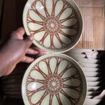 7 inches printed ceramic plate
