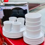 16pcs white dinner set