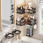 5 in 1 corner bathroom rack