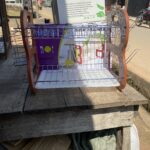 Wood 2 layers plate rack