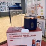 Portable rechargeable juicer with cup